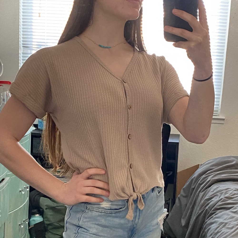 Paper Crane Waffle Knit Shirt